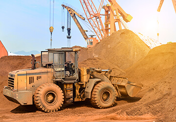 Construction safety professionals on site